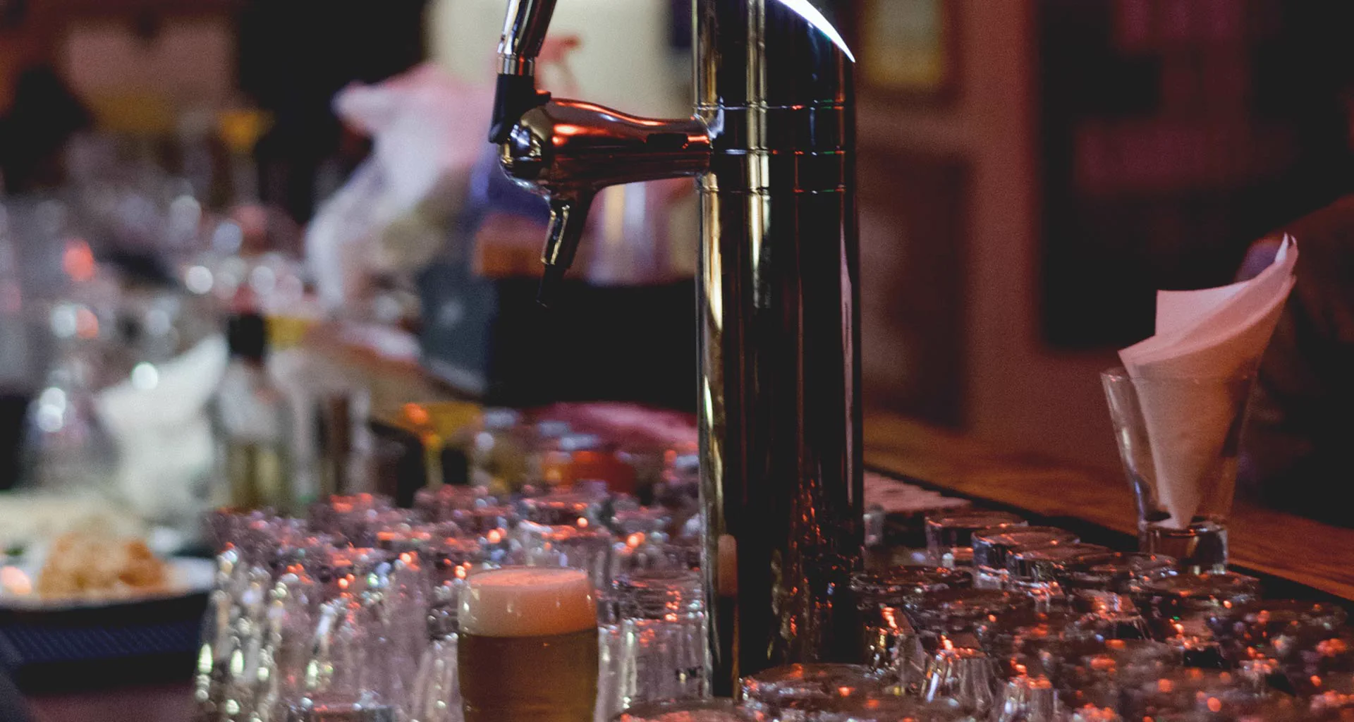 Bar taps at The Cresson Inn